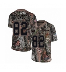 Youth New York Jets #82 Jamison Crowder Limited Camo Rush Realtree Football Jersey
