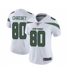 Women's New York Jets #80 Wayne Chrebet White Vapor Untouchable Limited Player Football Jersey