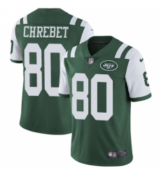 Youth Nike New York Jets #80 Wayne Chrebet Green Team Color Vapor Untouchable Limited Player NFL Jersey