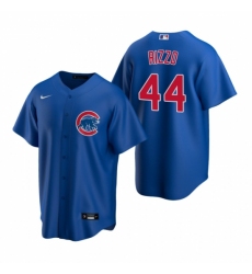 Men's Nike Chicago Cubs #44 Anthony Rizzo Royal Alternate Stitched Baseball Jersey