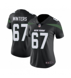 Women's New York Jets #67 Brian Winters Black Alternate Vapor Untouchable Limited Player Football Jersey