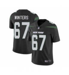 Youth New York Jets #67 Brian Winters Black Alternate Vapor Untouchable Limited Player Football Jersey