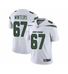 Youth New York Jets #67 Brian Winters White Vapor Untouchable Limited Player Football Jersey