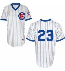 Men's Majestic Chicago Cubs #23 Ryne Sandberg Replica White 1988 Turn Back The Clock MLB Jersey