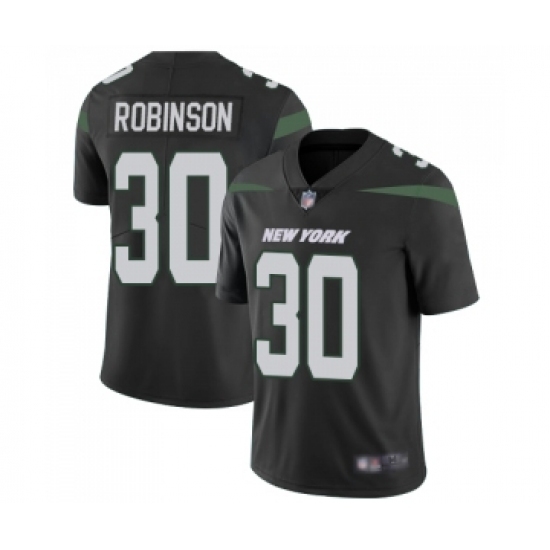 Men's New York Jets #30 Rashard Robinson Black Alternate Vapor Untouchable Limited Player Football Jersey Men's New York Jets #30 Rashard Robinson Black Alternate Vapor Untouchable Limited Player Football Jersey