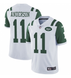 Men's Nike New York Jets #11 Robby Anderson White Vapor Untouchable Limited Player NFL Jersey