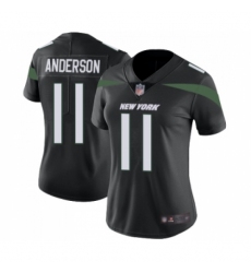 Women's New York Jets #11 Robby Anderson Black Alternate Vapor Untouchable Limited Player Football Jersey