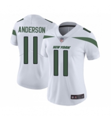 Women's New York Jets #11 Robby Anderson White Vapor Untouchable Limited Player Football Jersey