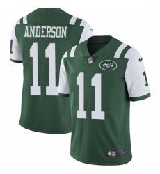 Youth Nike New York Jets #11 Robby Anderson Green Team Color Vapor Untouchable Limited Player NFL Jersey