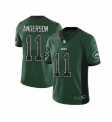 Youth Nike New York Jets #11 Robby Anderson Limited Green Rush Drift Fashion NFL Jersey