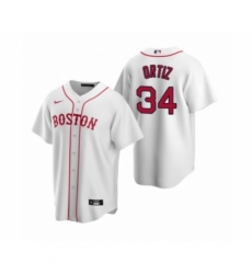Men's Boston Red Sox #34 David Ortiz Nike White Replica Alternate Jersey