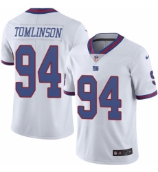 Youth Nike New York Giants #94 Dalvin Tomlinson Limited White Rush Vapor Untouchable NFL Jersey
