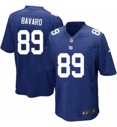 Men's Nike New York Giants #89 Mark Bavaro Game Royal Blue Team Color NFL Jersey