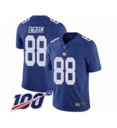 Men's New York Giants #88 Evan Engram Royal Blue Team Color Vapor Untouchable Limited Player 100th Season Football Jersey