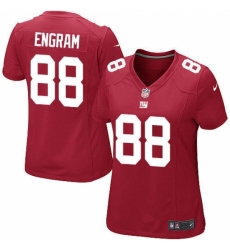 Women's Nike New York Giants #88 Evan Engram Game Red Alternate NFL Jersey