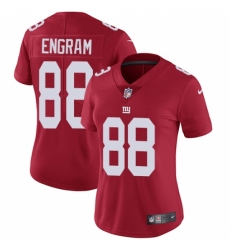 Women's Nike New York Giants #88 Evan Engram Red Alternate Vapor Untouchable Limited Player NFL Jersey