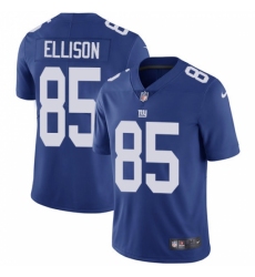 Men's Nike New York Giants #85 Rhett Ellison Royal Blue Team Color Vapor Untouchable Limited Player NFL Jersey