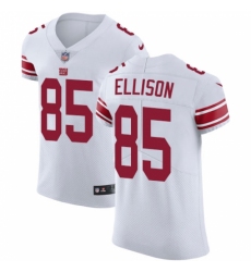 Men's Nike New York Giants #85 Rhett Ellison White Vapor Untouchable Elite Player NFL Jersey
