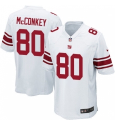 Men's Nike New York Giants #80 Phil McConkey Game White NFL Jersey