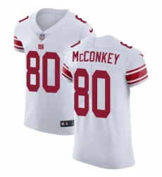 Men's Nike New York Giants #80 Phil McConkey White Vapor Untouchable Elite Player NFL Jersey