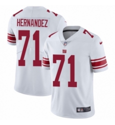 Men's Nike New York Giants #71 Will Hernandez White Vapor Untouchable Limited Player NFL Jersey