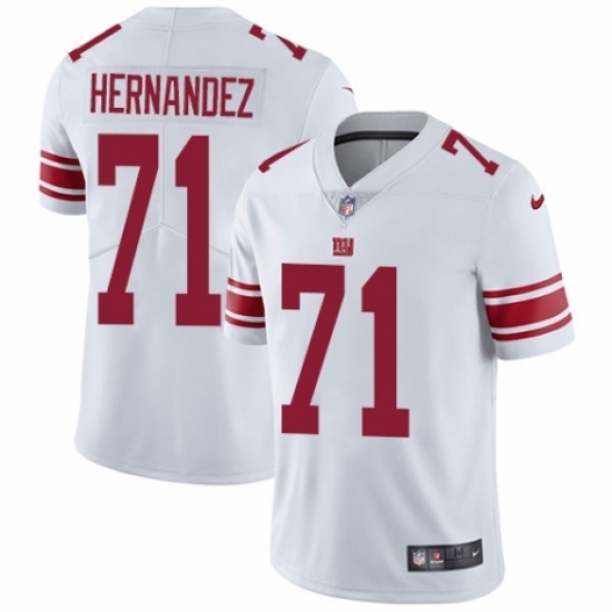 Youth Nike New York Giants #71 Will Hernandez White Vapor Untouchable Elite Player NFL Jersey Youth Nike New York Giants #71 Will Hernandez White Vapor Untouchable Elite Player NFL Jersey