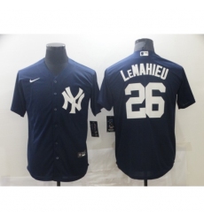 Men's Nike New York Yankees #26 DJ LeMahieu Navy Alternate Stitched Jersey