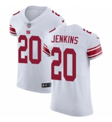 Men's Nike New York Giants #20 Janoris Jenkins White Vapor Untouchable Elite Player NFL Jersey