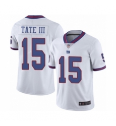 Men's New York Giants #15 Golden Tate III Elite White Rush Vapor Untouchable Football Jersey