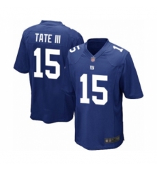 Men's New York Giants #15 Golden Tate III Game Royal Blue Team Color Football Jersey