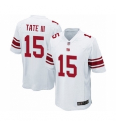 Men's New York Giants #15 Golden Tate III Game White Football Jersey