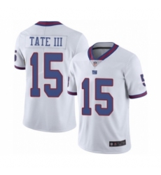 Men's New York Giants #15 Golden Tate III Limited White Rush Vapor Untouchable Football Jersey