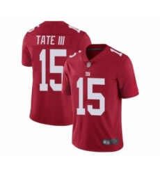 Men's New York Giants #15 Golden Tate III Red Alternate Vapor Untouchable Limited Player Football Jersey