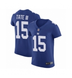 Men's New York Giants #15 Golden Tate III Royal Blue Team Color Vapor Untouchable Elite Player Football Jersey