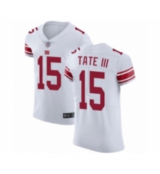 Men's New York Giants #15 Golden Tate III White Vapor Untouchable Elite Player Football Jersey