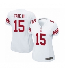 Women's New York Giants #15 Golden Tate III Game White Football Jersey