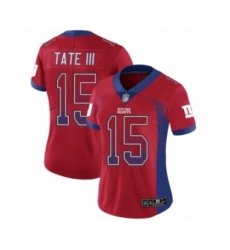 Women's New York Giants #15 Golden Tate III Limited Red Rush Drift Fashion Football Jersey