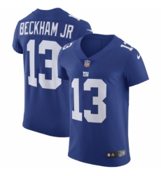 Men's Nike New York Giants #13 Odell Beckham Jr Elite Royal Blue Team Color NFL Jersey