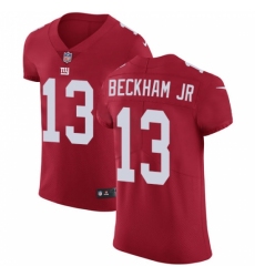 Men's Nike New York Giants #13 Odell Beckham Jr Red Alternate Vapor Untouchable Elite Player NFL Jersey