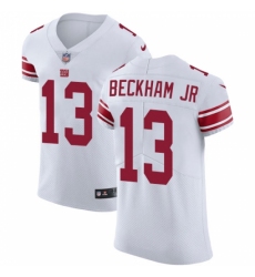 Men's Nike New York Giants #13 Odell Beckham Jr White Vapor Untouchable Elite Player NFL Jersey