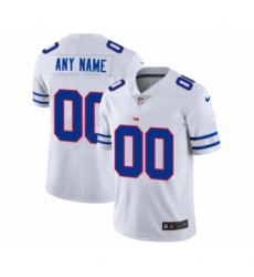Men's New York Giants Customized White Team Logo Cool Edition Jersey
