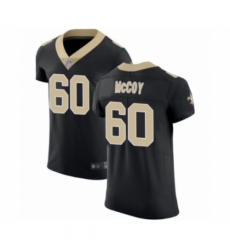 Men's New Orleans Saints #60 Erik McCoy Black Team Color Vapor Untouchable Elite Player Football Jersey