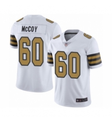 Men's New Orleans Saints #60 Erik McCoy Limited White Rush Vapor Untouchable Football Jersey