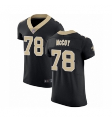 Men's New Orleans Saints #78 Erik McCoy Black Team Color Vapor Untouchable Elite Player Football Jersey