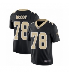 Men's New Orleans Saints #78 Erik McCoy Black Team Color Vapor Untouchable Limited Player Football Jersey