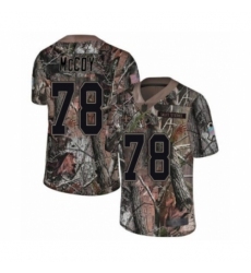 Men's New Orleans Saints #78 Erik McCoy Camo Rush Realtree Limited Football Jersey