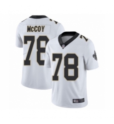 Men's New Orleans Saints #78 Erik McCoy White Vapor Untouchable Limited Player Football Jersey