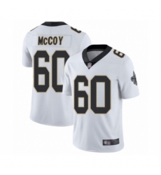 Youth New Orleans Saints #60 Erik McCoy White Vapor Untouchable Limited Player Football Jersey