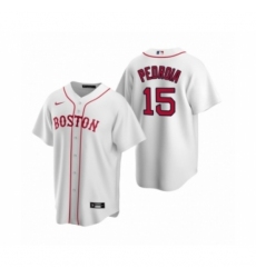 Youth Boston Red Sox #15 Dustin Pedroia Nike White Replica Alternate Jersey