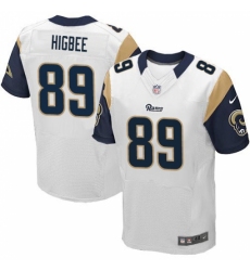 Men's Nike Los Angeles Rams #89 Tyler Higbee White Vapor Untouchable Elite Player NFL Jersey